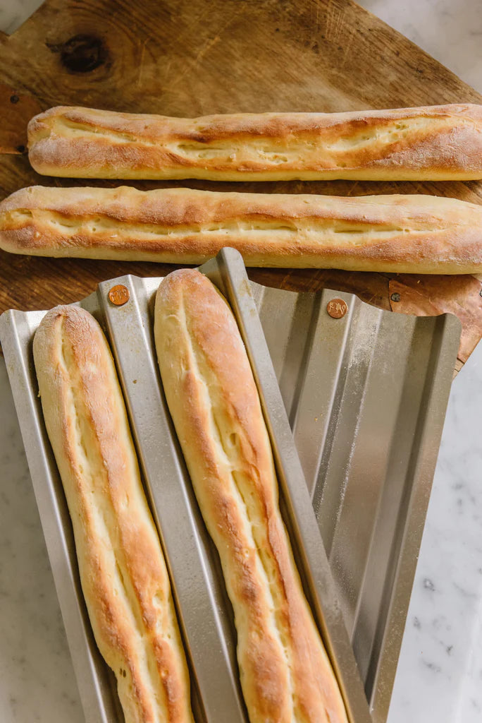 Mini Stainless Steel Baguette Pan *Pans are available at thefoodnanny.com